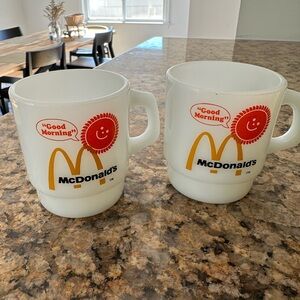 Fire king vintage McDonald’s, coffee, cups